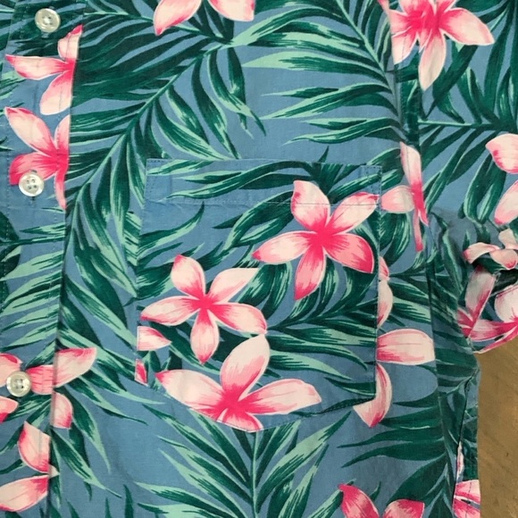 J. Crew floral print Hawaiian shirt size Small - Picture 2 of 10